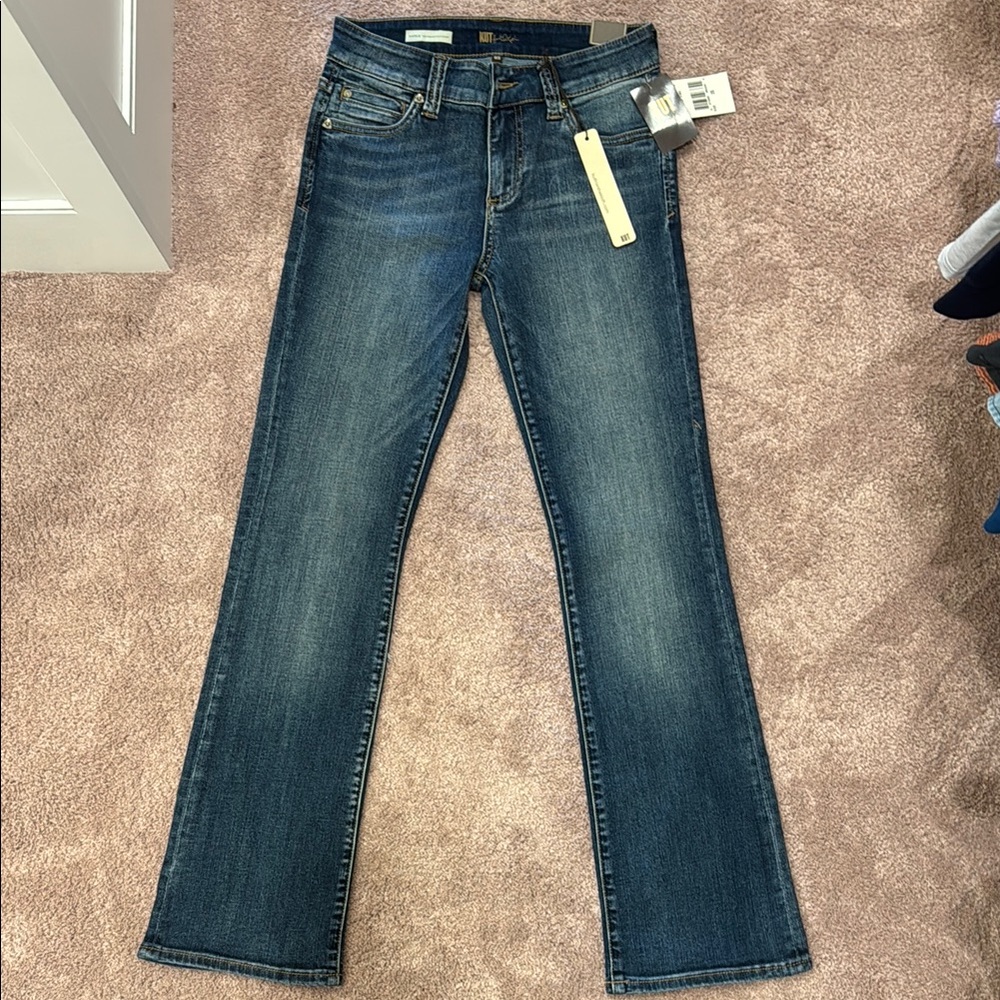 Kut from the Kloth Natalie HighRise Bootcut short inseam
